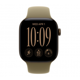 Apple Watch Series 12 42 mm Dark Bronze Aluminum, Sport Band (Olive)